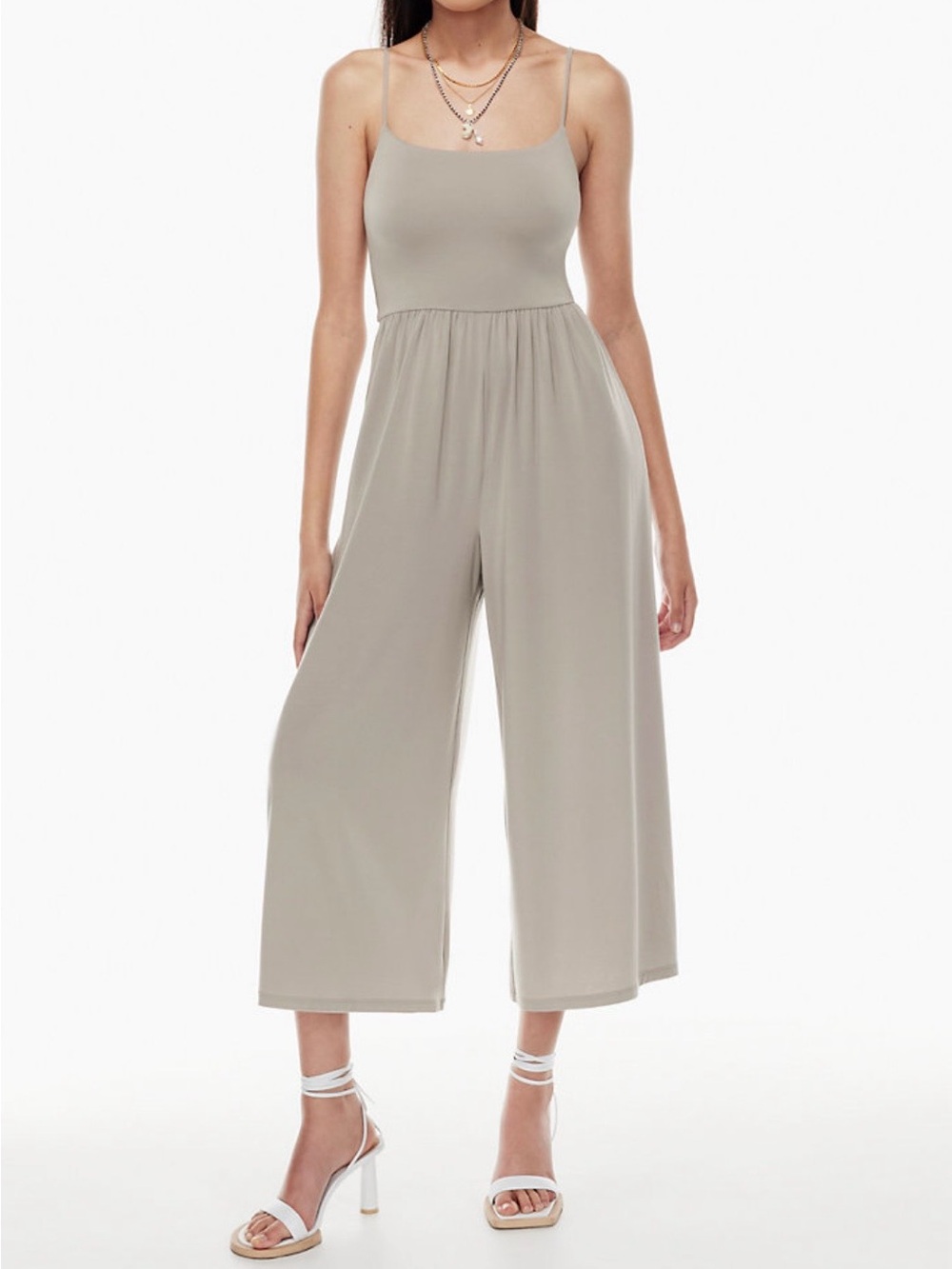 Aritzia Wilfred Market Jumpsuit Ashen Small NWT